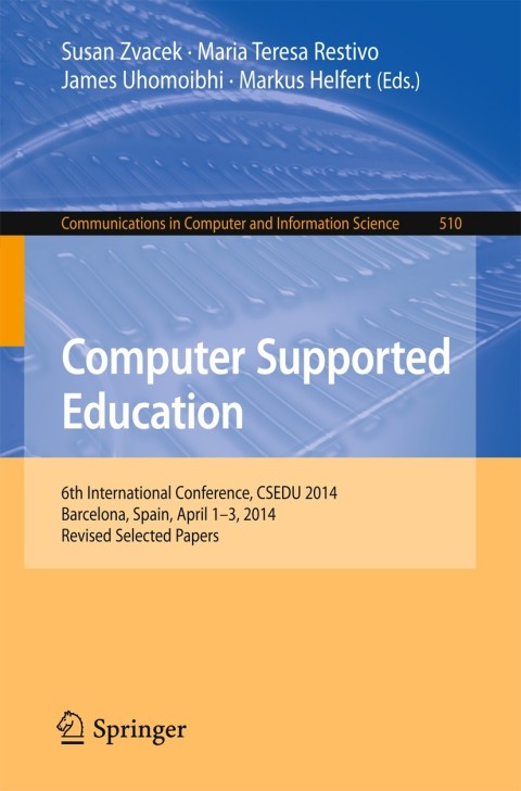 Cover image for book Computer Supported Education