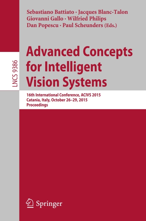 Cover image for book Advanced Concepts for Intelligent Vision Systems