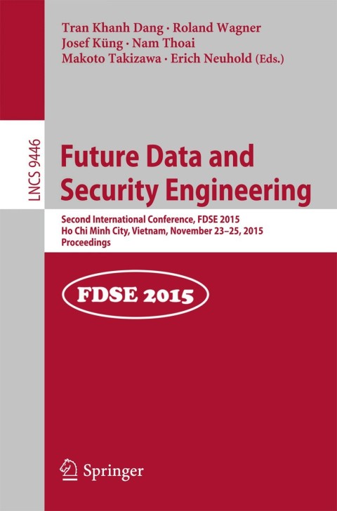 Cover image for book Future Data and Security Engineering