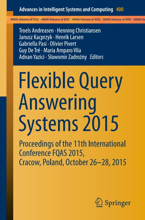 Cover image for book Flexible Query Answering Systems 2015