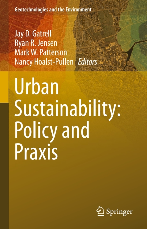 Cover image for book Urban Sustainability: Policy and Praxis