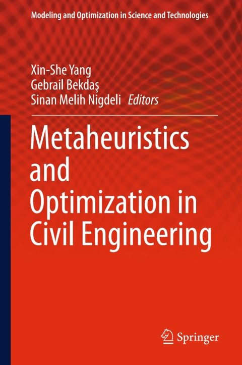 Cover image for book Metaheuristics and Optimization in Civil Engineering
