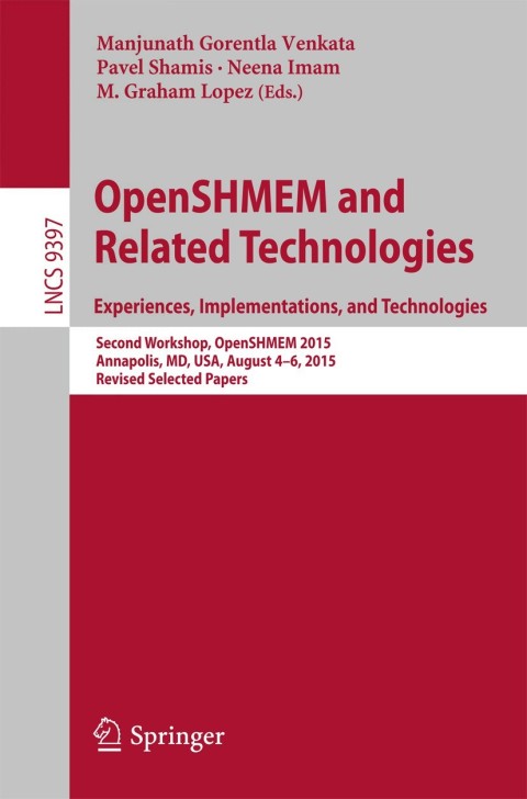 Cover image for book OpenSHMEM and Related Technologies. Experiences, Implementations, and Technologies