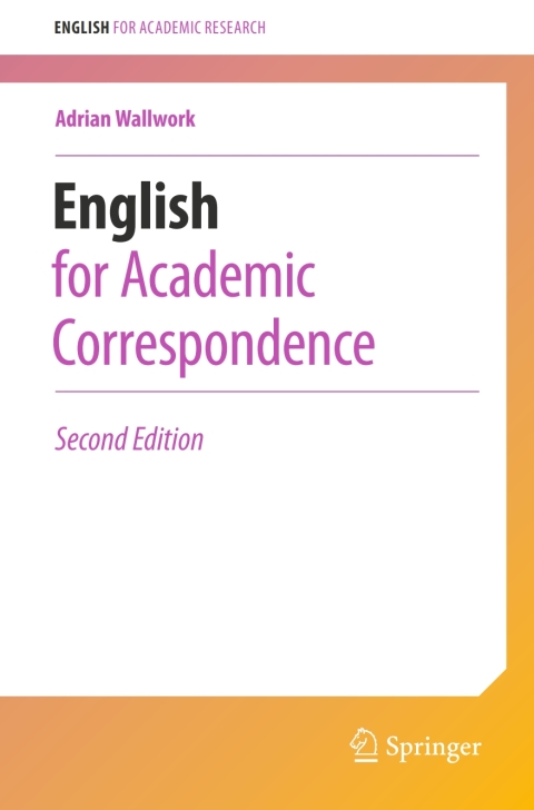 Cover image for book English for Academic Correspondence