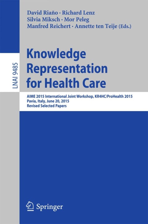 Cover image for book Knowledge Representation for Health Care