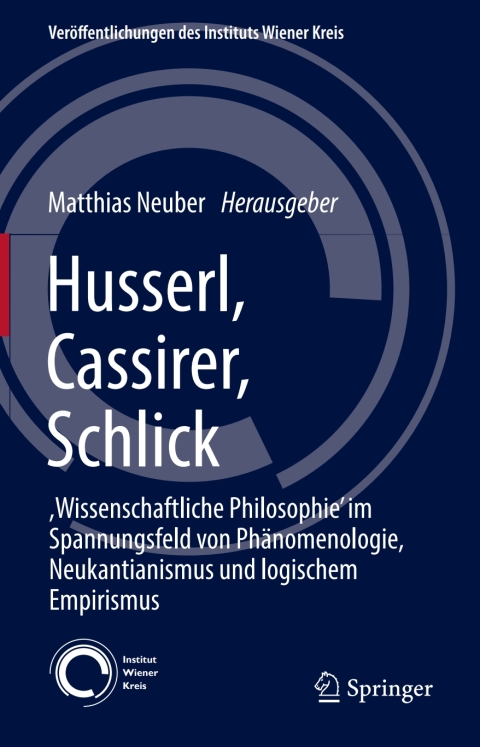 Cover image for book Husserl, Cassirer, Schlick
