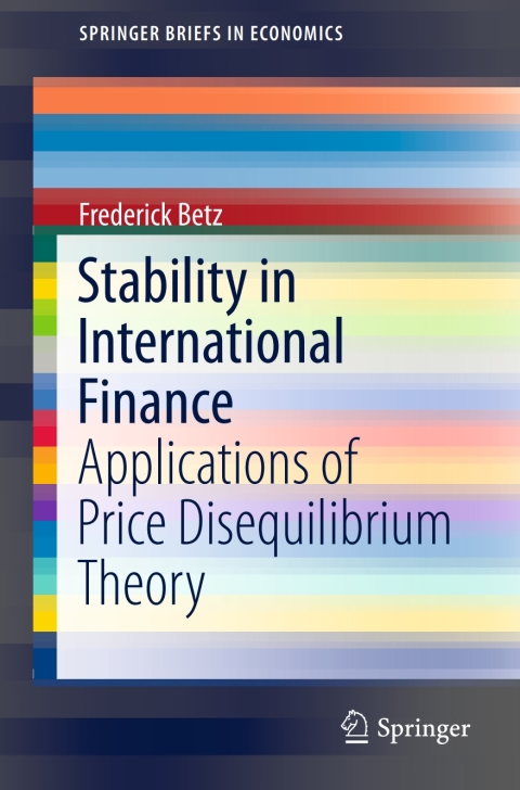 Cover image for book Stability in International Finance