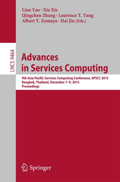 Cover image for book Advances in Services Computing
