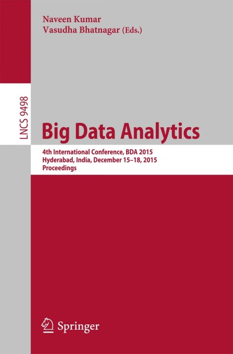 Cover image for book Big Data Analytics