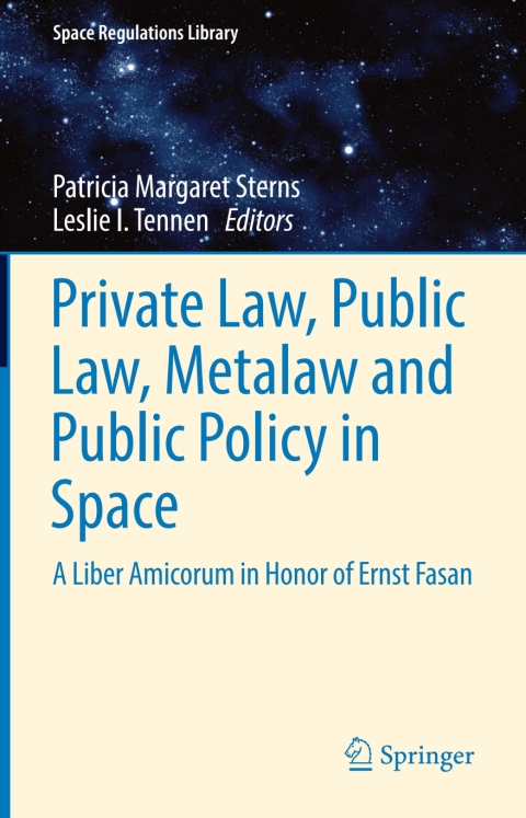 Cover image for book Private Law, Public Law, Metalaw and Public Policy in Space