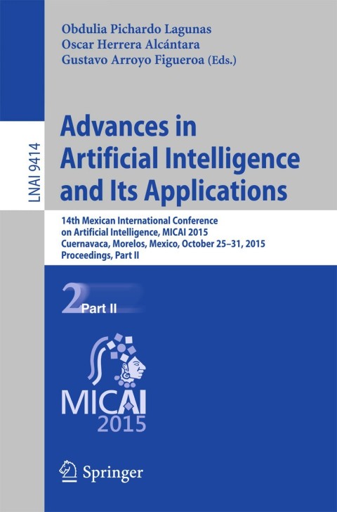 Cover image for book Advances in Artificial Intelligence and Its Applications