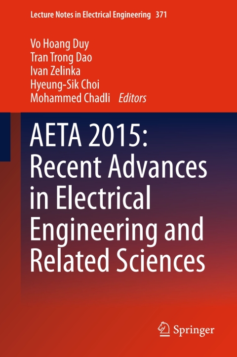 Cover image for book AETA 2015: Recent Advances in Electrical Engineering and Related Sciences