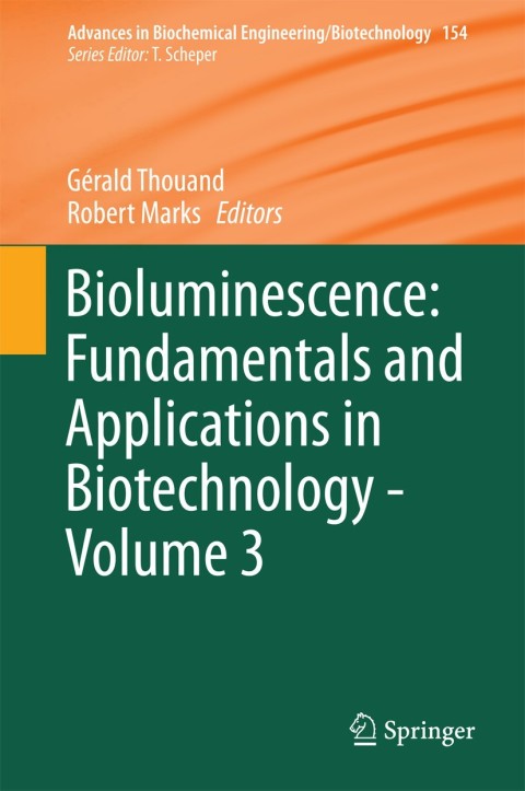 Cover image for book Bioluminescence: Fundamentals and Applications in Biotechnology - Volume 3