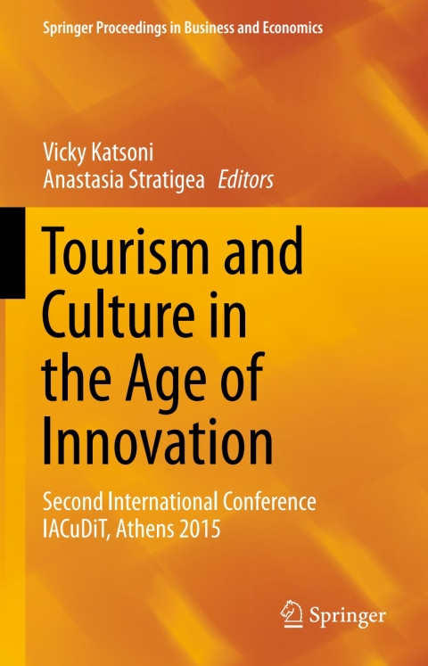 Cover image for book Tourism and Culture in the Age of Innovation