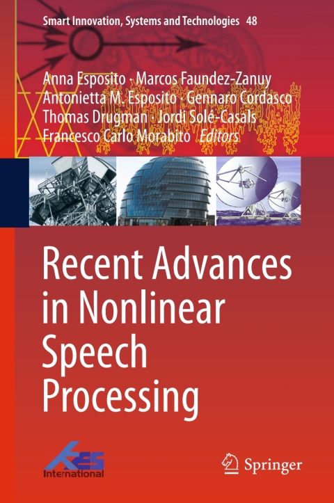 Cover image for book Recent Advances in Nonlinear Speech Processing