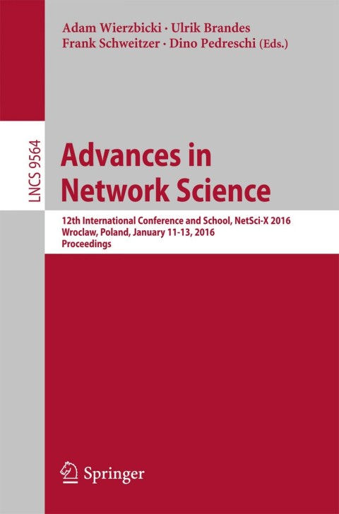 Cover image for book Advances in Network Science