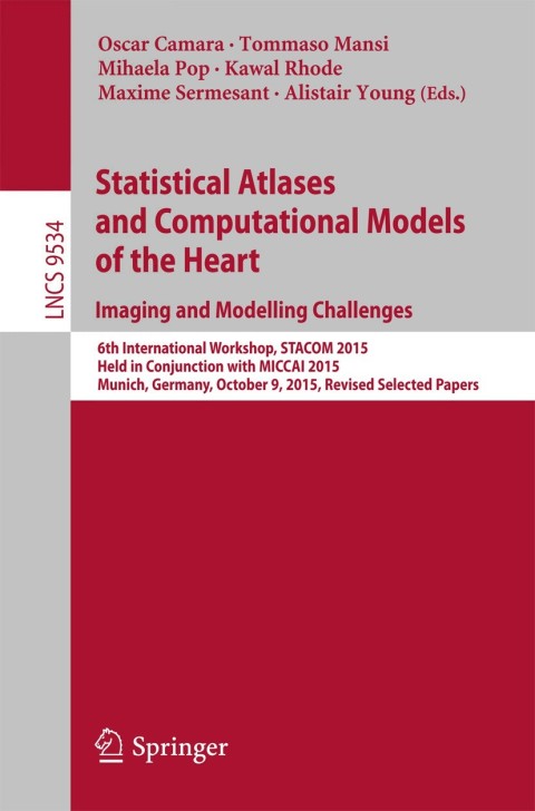 Cover image for book Statistical Atlases and Computational Models of the Heart. Imaging and Modelling Challenges