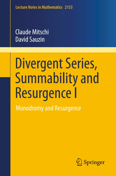Cover image for book Divergent Series, Summability and Resurgence I