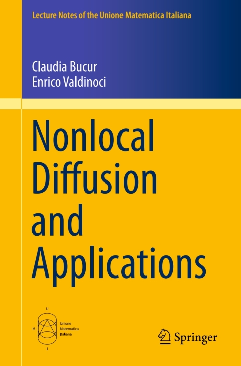 Cover image for book Nonlocal Diffusion and Applications