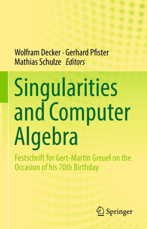 Cover image for book Singularities and Computer Algebra