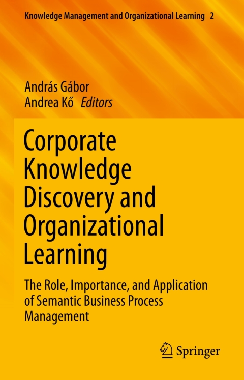 Cover image for book Corporate Knowledge Discovery and Organizational Learning