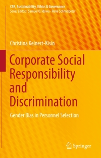 Cover image: Corporate Social Responsibility and Discrimination 9783319291567