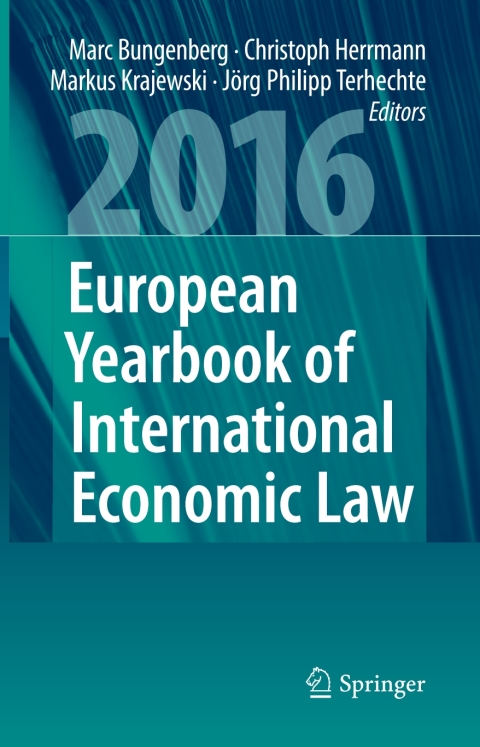Cover image for book European Yearbook of International Economic Law 2016