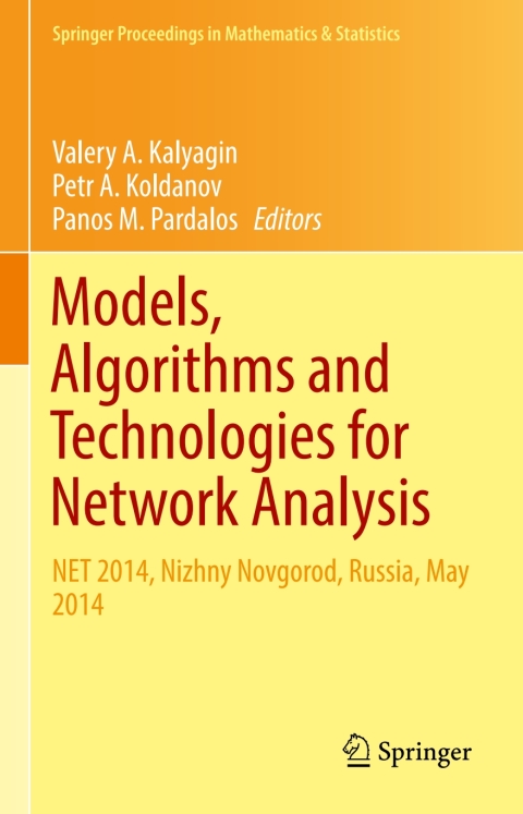 Cover image for book Models, Algorithms and Technologies for Network Analysis