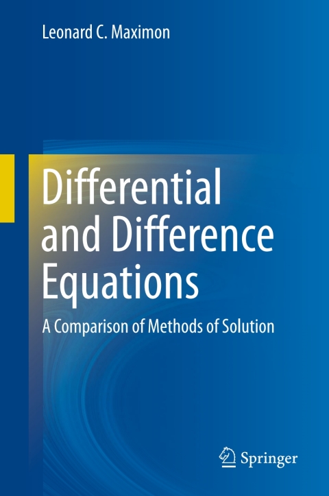 Cover image for book Differential and Difference Equations