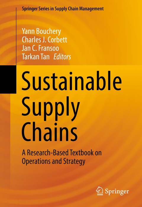 Cover image for book Sustainable Supply Chains