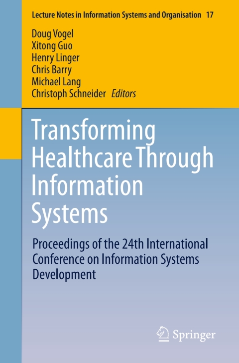 Cover image for book Transforming Healthcare Through Information Systems