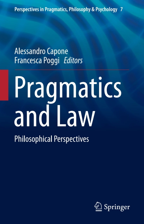Cover image for book Pragmatics and Law