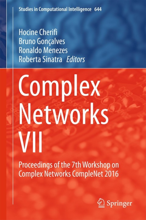 Cover image for book Complex Networks VII