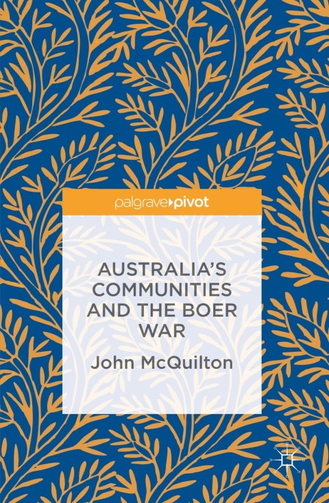 Cover image for book Australia's Communities and the Boer War