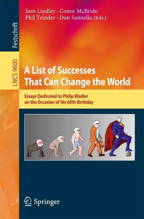 Cover image for book A List of Successes That Can Change the World