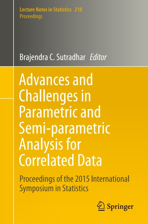 Cover image for book Advances and Challenges in Parametric and Semi-parametric Analysis for Correlated Data