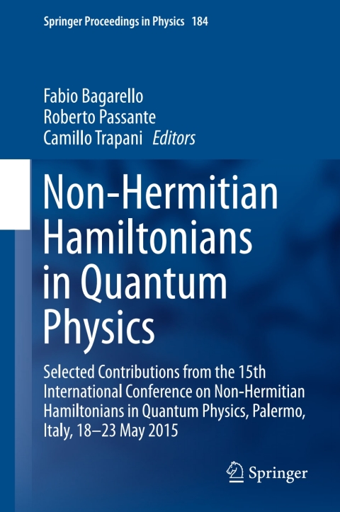 Cover image for book Non-Hermitian Hamiltonians in Quantum Physics