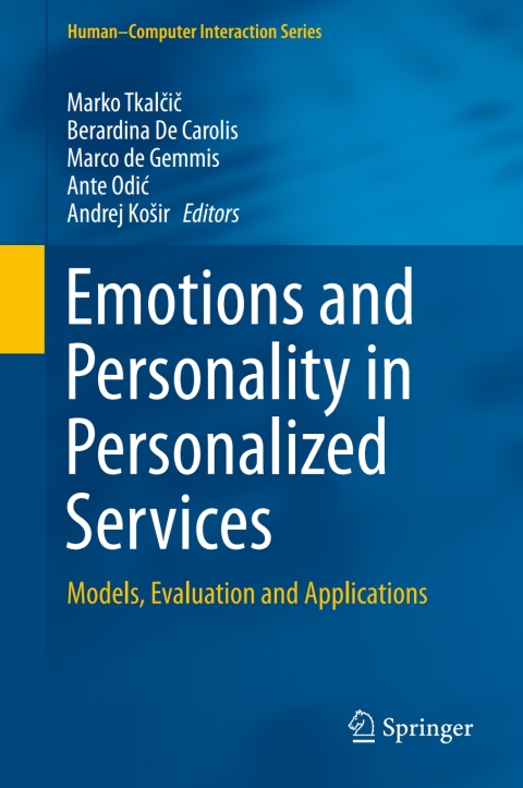 Cover image for book Emotions and Personality in Personalized Services