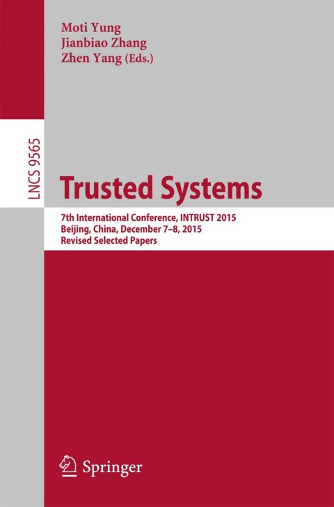 Cover image for book Trusted Systems