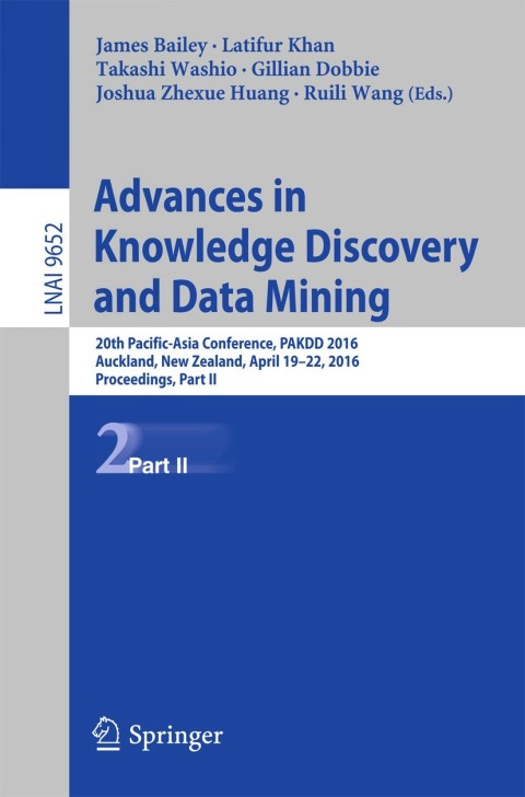 Cover image for book Advances in Knowledge Discovery and Data Mining