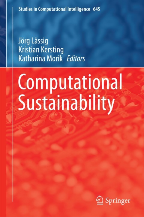 Cover image for book Computational Sustainability