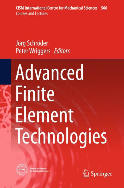 Cover image for book Advanced Finite Element Technologies
