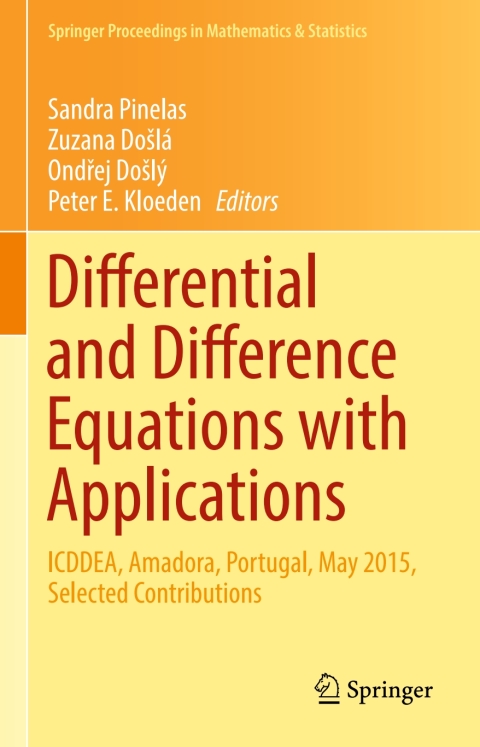 Cover image for book Differential and Difference Equations with Applications