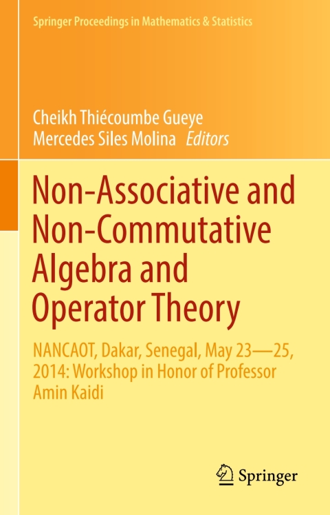 Cover image for book Non-Associative and Non-Commutative Algebra and Operator Theory