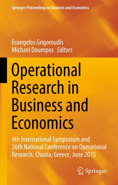 Cover image for book Operational Research in Business and Economics