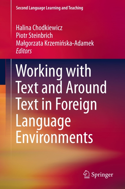Cover image for book Working with Text and Around Text in Foreign Language Environments