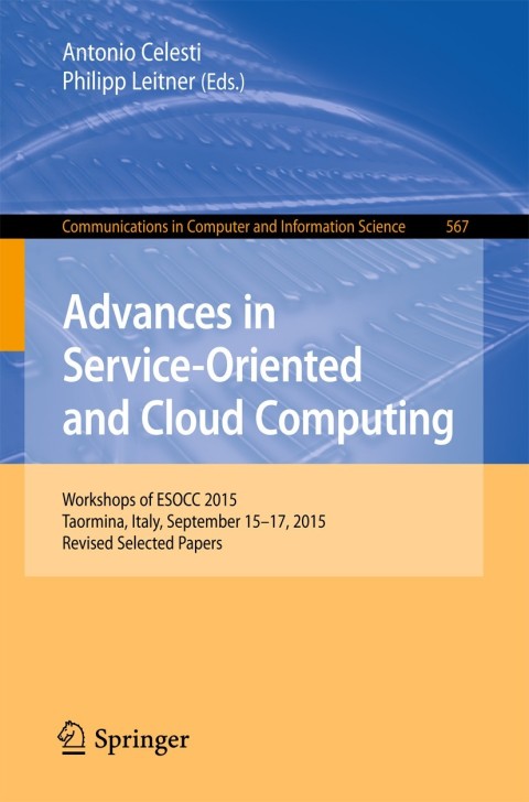 Cover image for book Advances in Service-Oriented and Cloud Computing