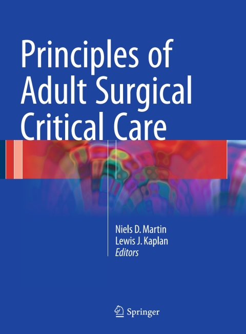 Cover image for book Principles of Adult Surgical Critical Care