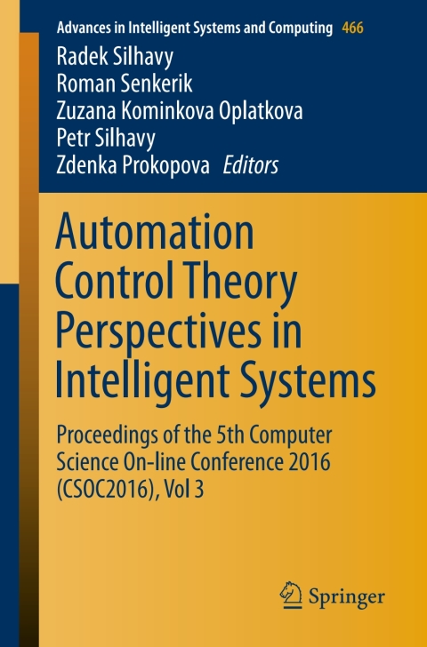 Cover image for book Automation Control Theory Perspectives in Intelligent Systems