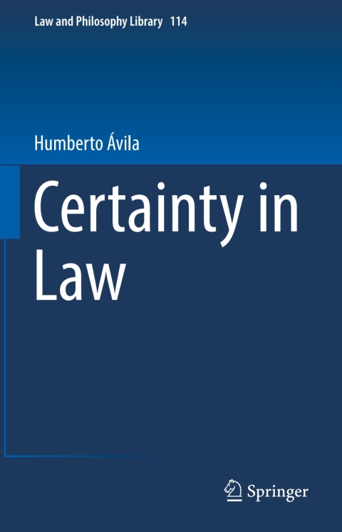 Cover image for book Certainty in Law